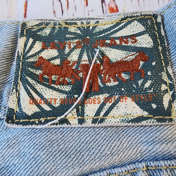 Retro Patriotic USA Levis mini skirt - Picture 3 of 5